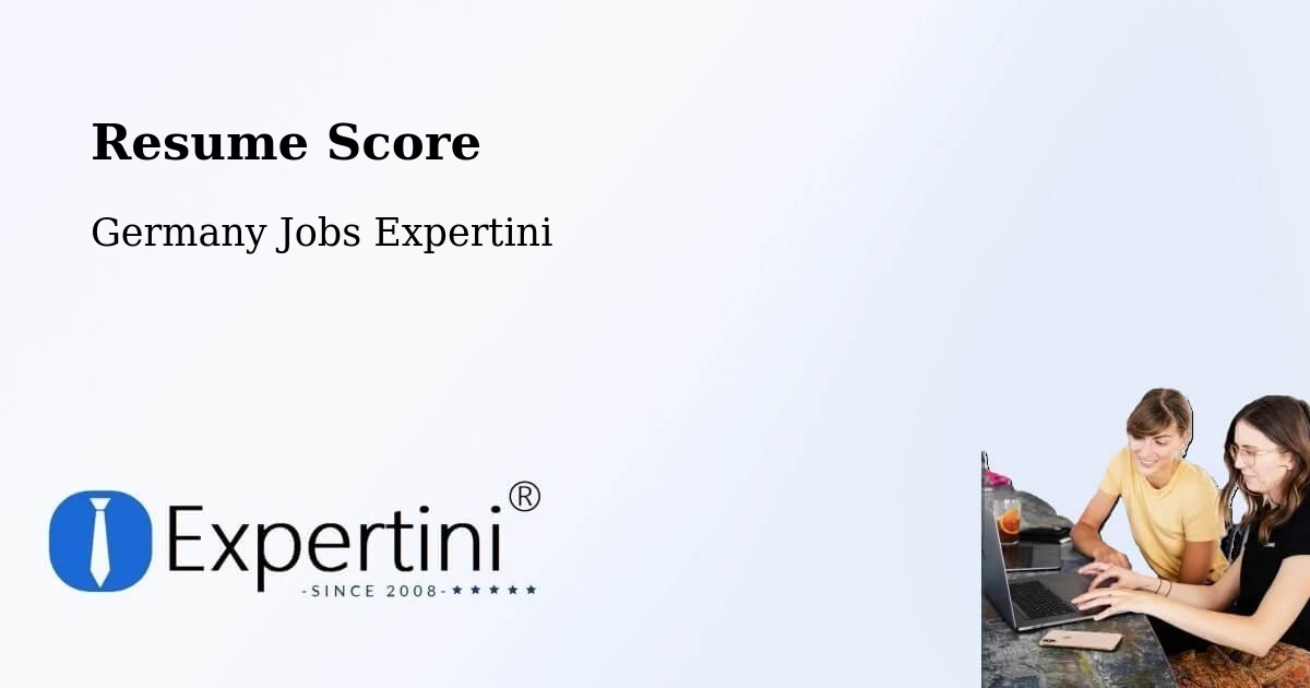 Resume Score & Job Description Match Tool – Dachau - Germany Jobs Expertini